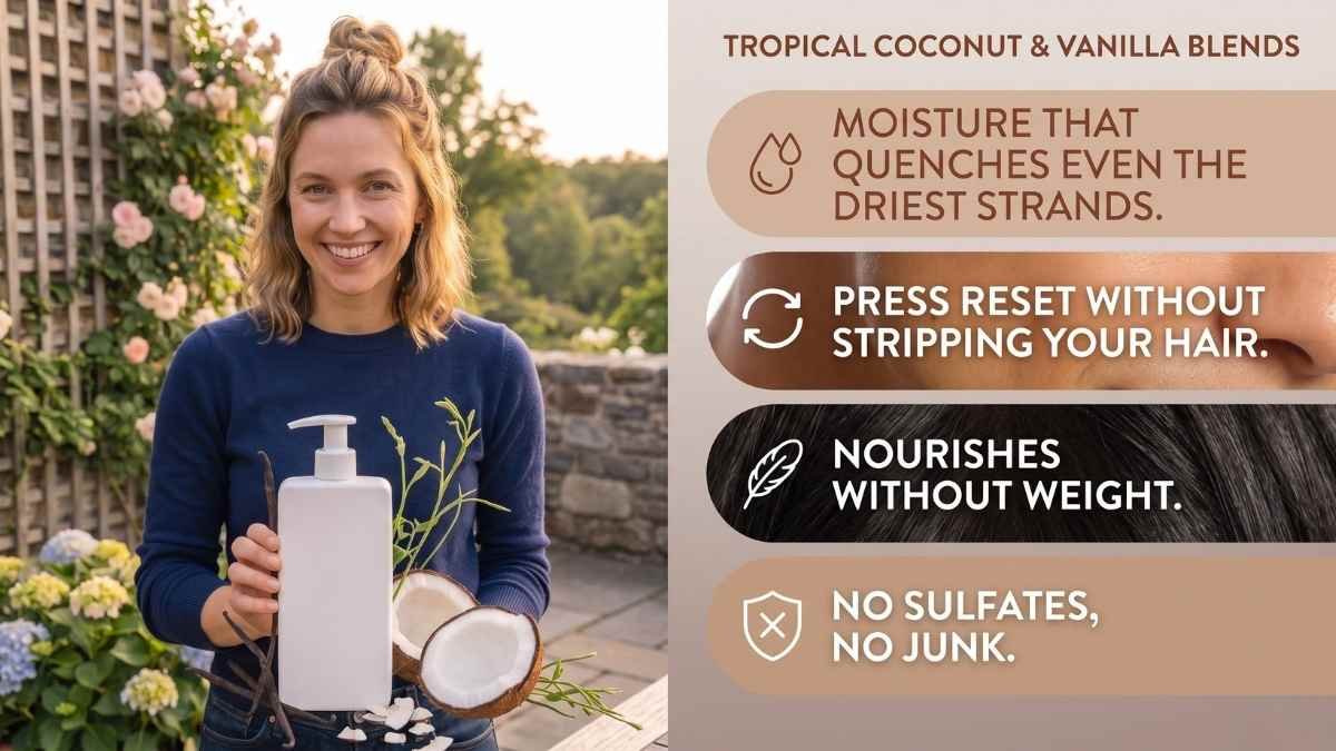 Native Coconut and Vanilla Shampoo and Conditioner